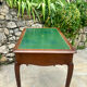 Small Flat Desk in Solid Wood in Louis XV style.