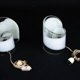 La Murrina, pair of Murano glass table lamps. Italy 1970s