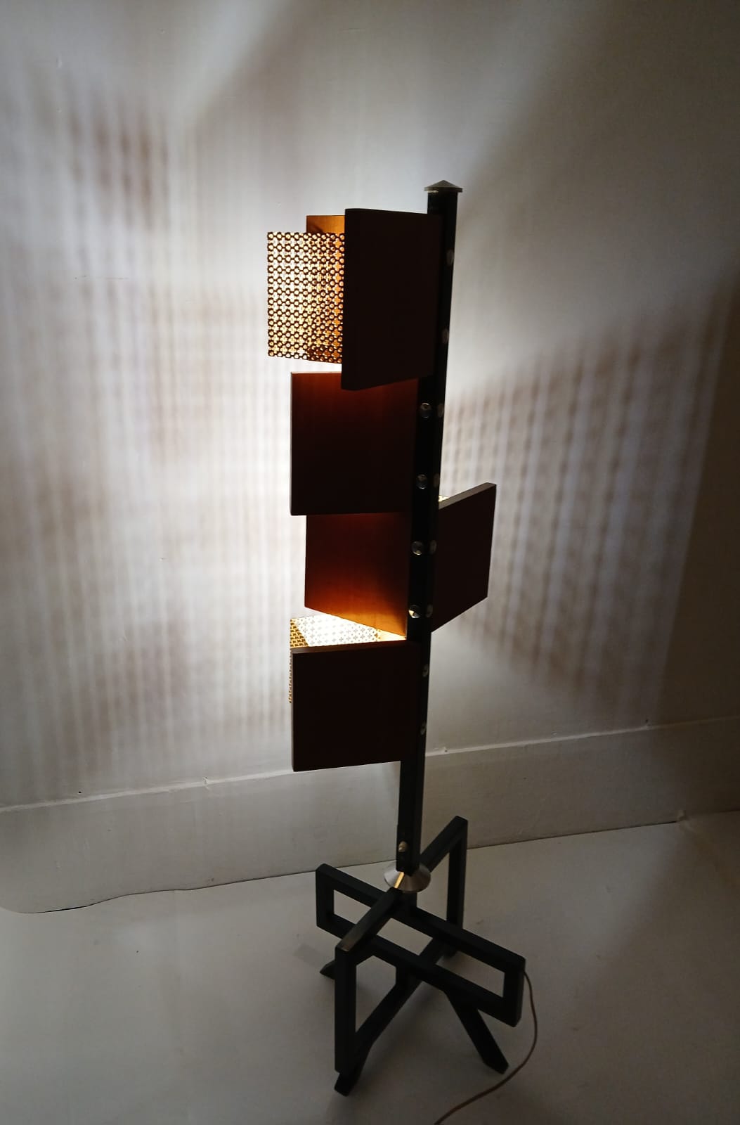 Rare modernist vintage floor lamp