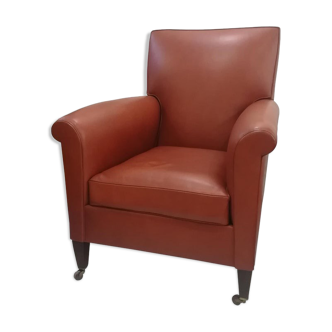 Fauteuil en cuir circa 1930