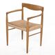 Chair by Henry W. Klein Bramin Oak with a new paper cord