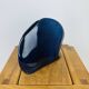 Blue ceramic free form vase