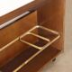 Vintage kitchen sideboard in laminate and walnut veneer, 1970s design.