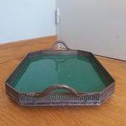 Plateau anglais Kirby Beard and Co et Royal Worcester 1911 Art Déco
