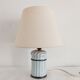 Lampe vintage en porcelaine de paris