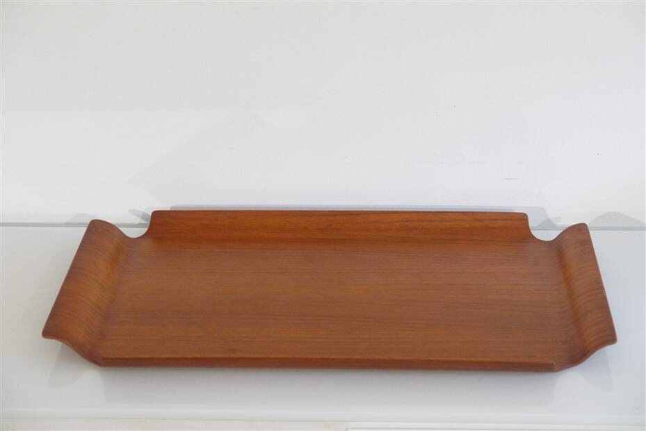 Vintage teak tray by Bertil Fridhagen