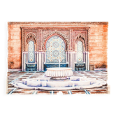 Dibujo. Painting. Arab source. Islamic art. Arab art. Arab architecture. Fuente.