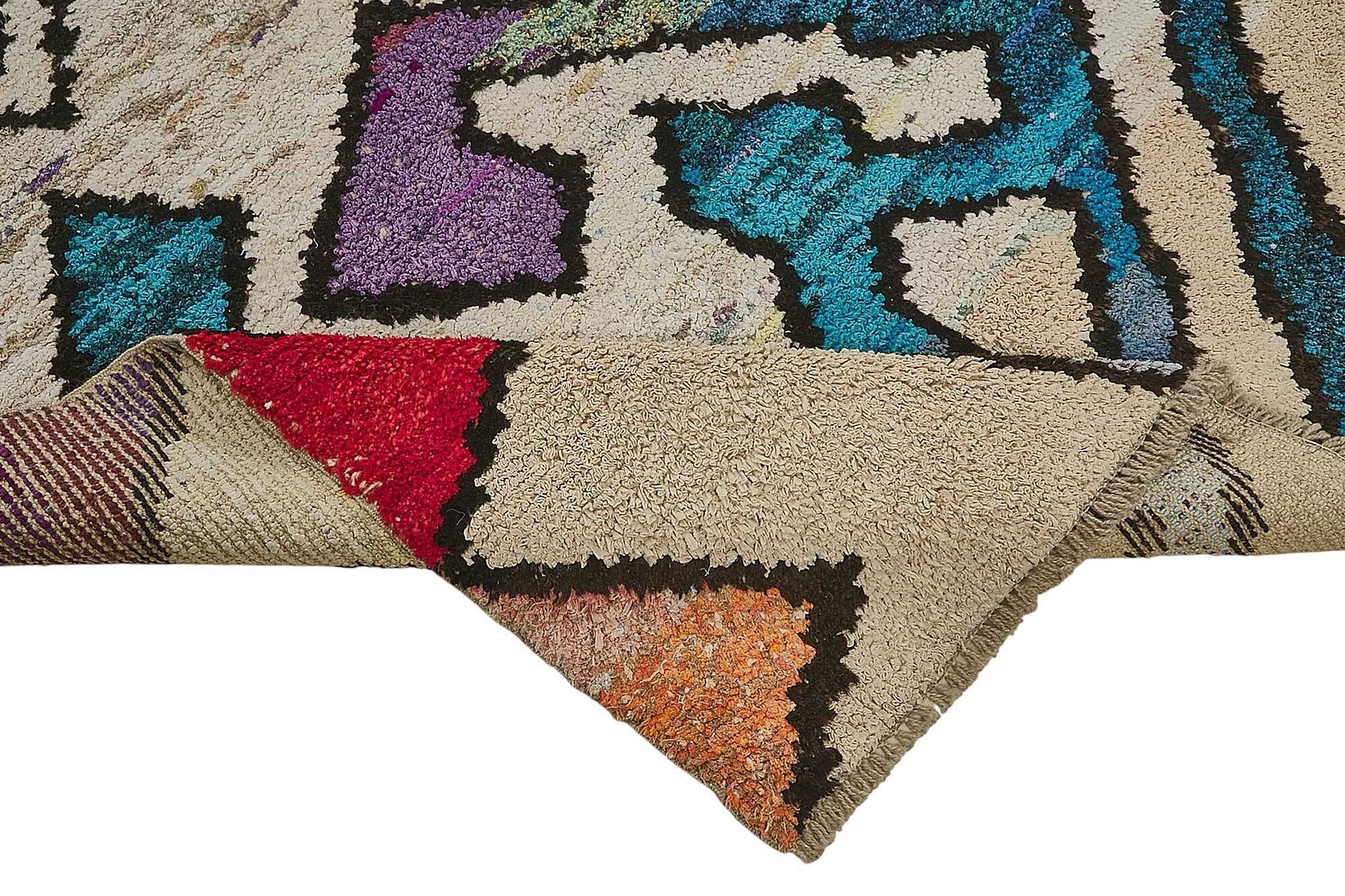 Handwoven Turkish Recycled Boho Rug 305 cm x 391 cm