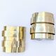 Pair of sculptural wall lights in brass – Werner Schou - Coronell Elektro