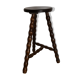 Tabouret tripode pieds torsadés XIXème siècle
