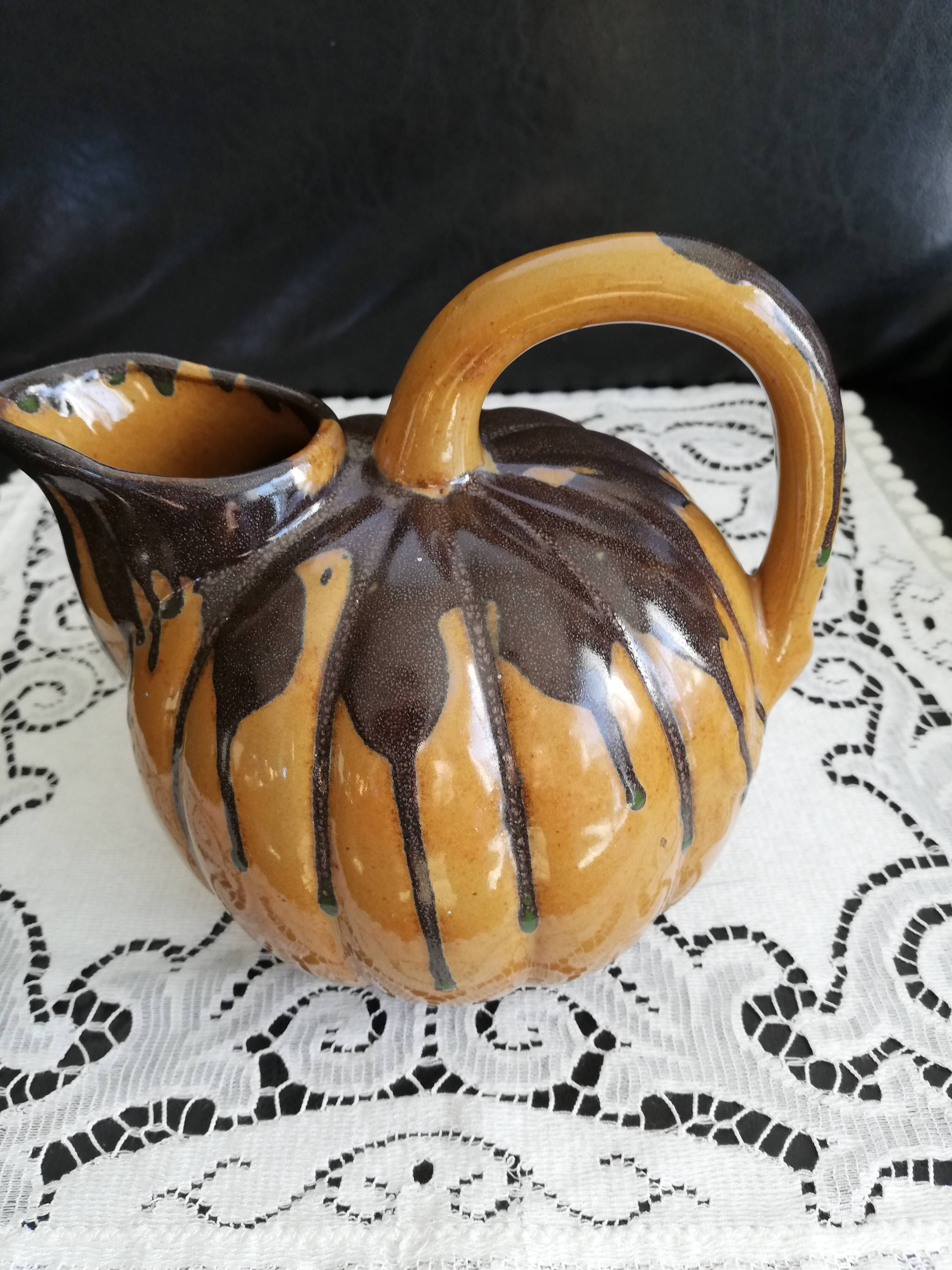 Vintage bowler pitcher