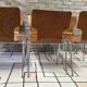 6 vintage Scandinavian chairs from the 1970s.