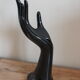 Hand black vintage ring, numbered old