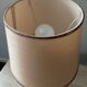 Le Dauphin house lamp in wood and brass from the 70s-80s