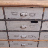 Industrial sideboard with 16 drawers