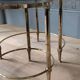 Maison Ramsay 70s brass nesting tables