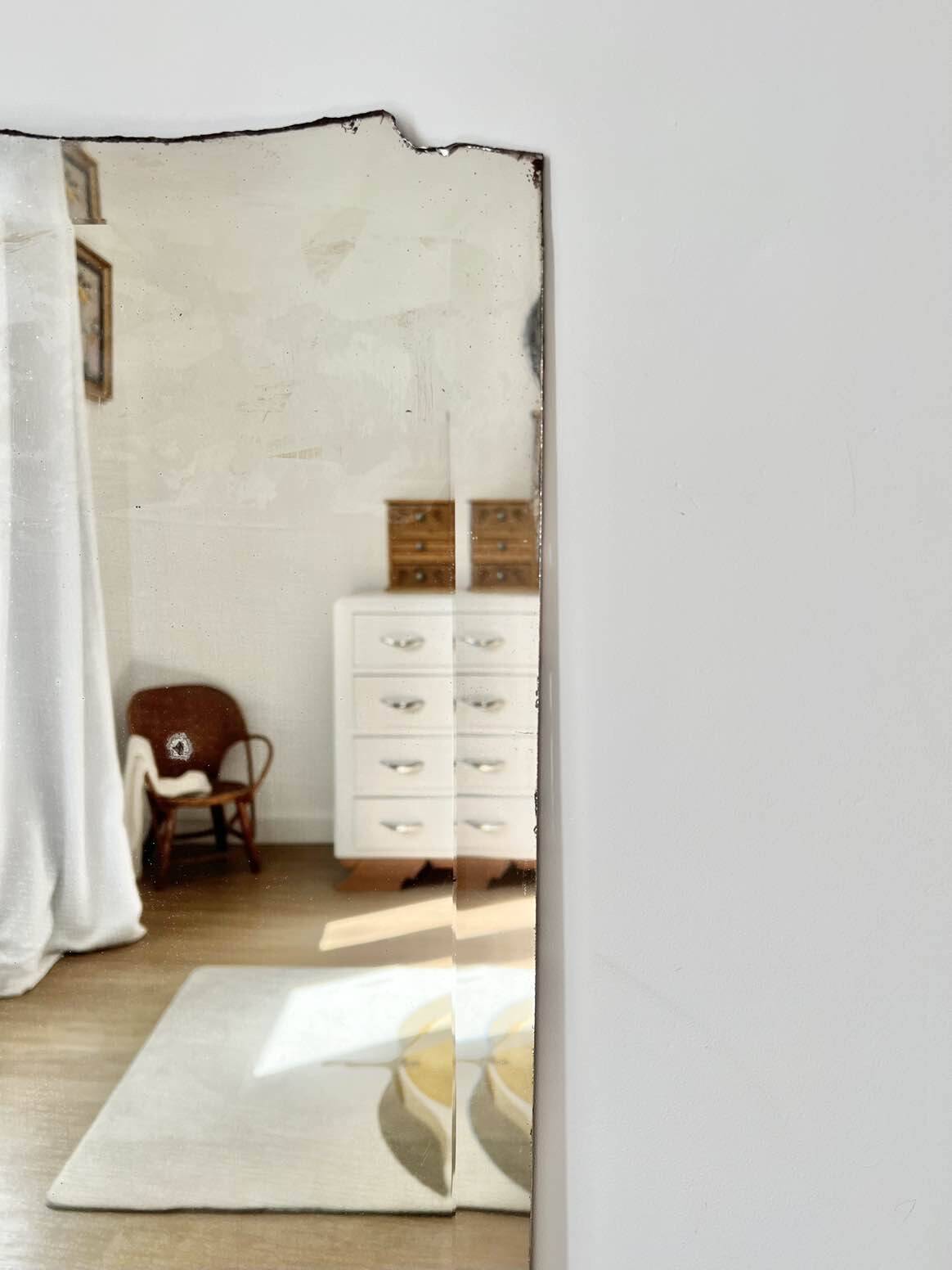 large art-deco mirror