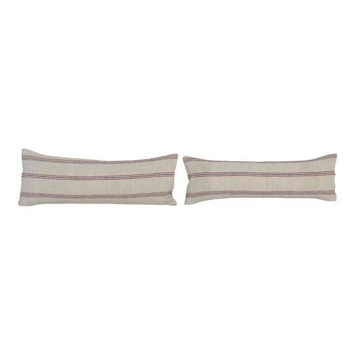 Set of 2 vintage Turkish cushion covers 20x58 cm