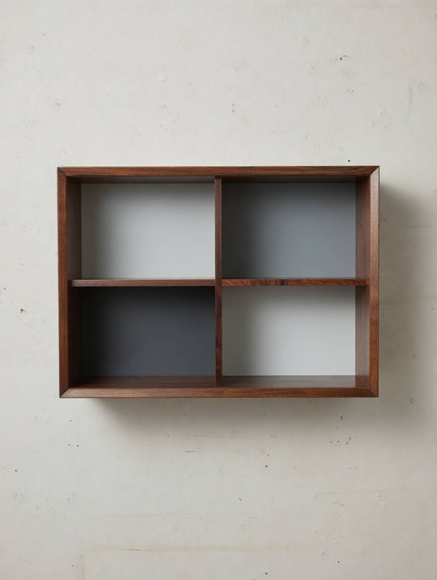 Cabinet mural en palissandre par poul cadovius pour cado.