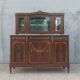 Louis XVI buffet in mahogany veneer and marquetry