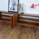 Scandinavian vintage teak row
