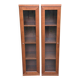 2 Scandinavian glass libraries