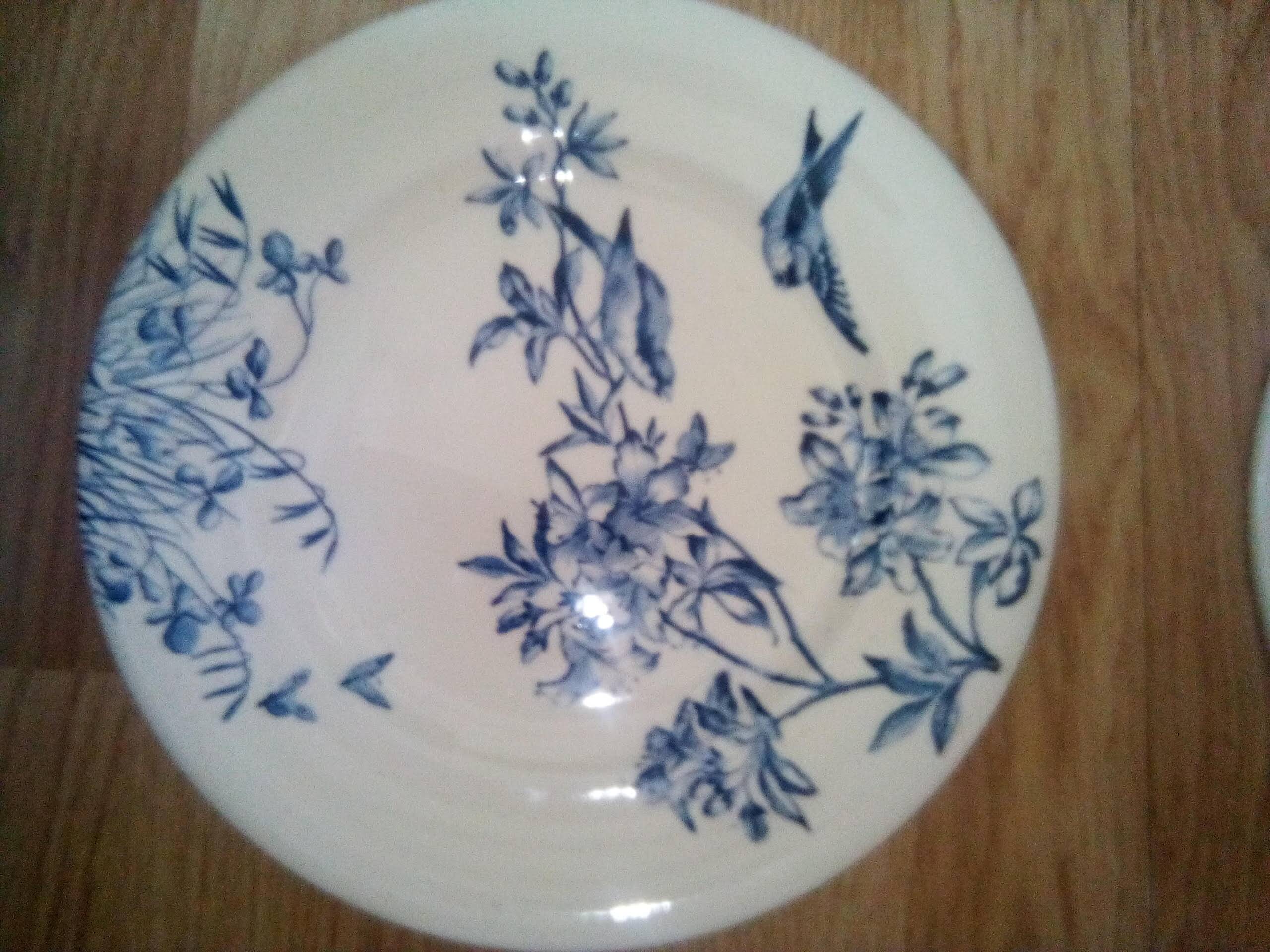 6 ironstone plates from the early 20th century
