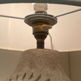 Vintage carved stone lamp