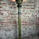 Louis XVI style carved wooden halogen column
