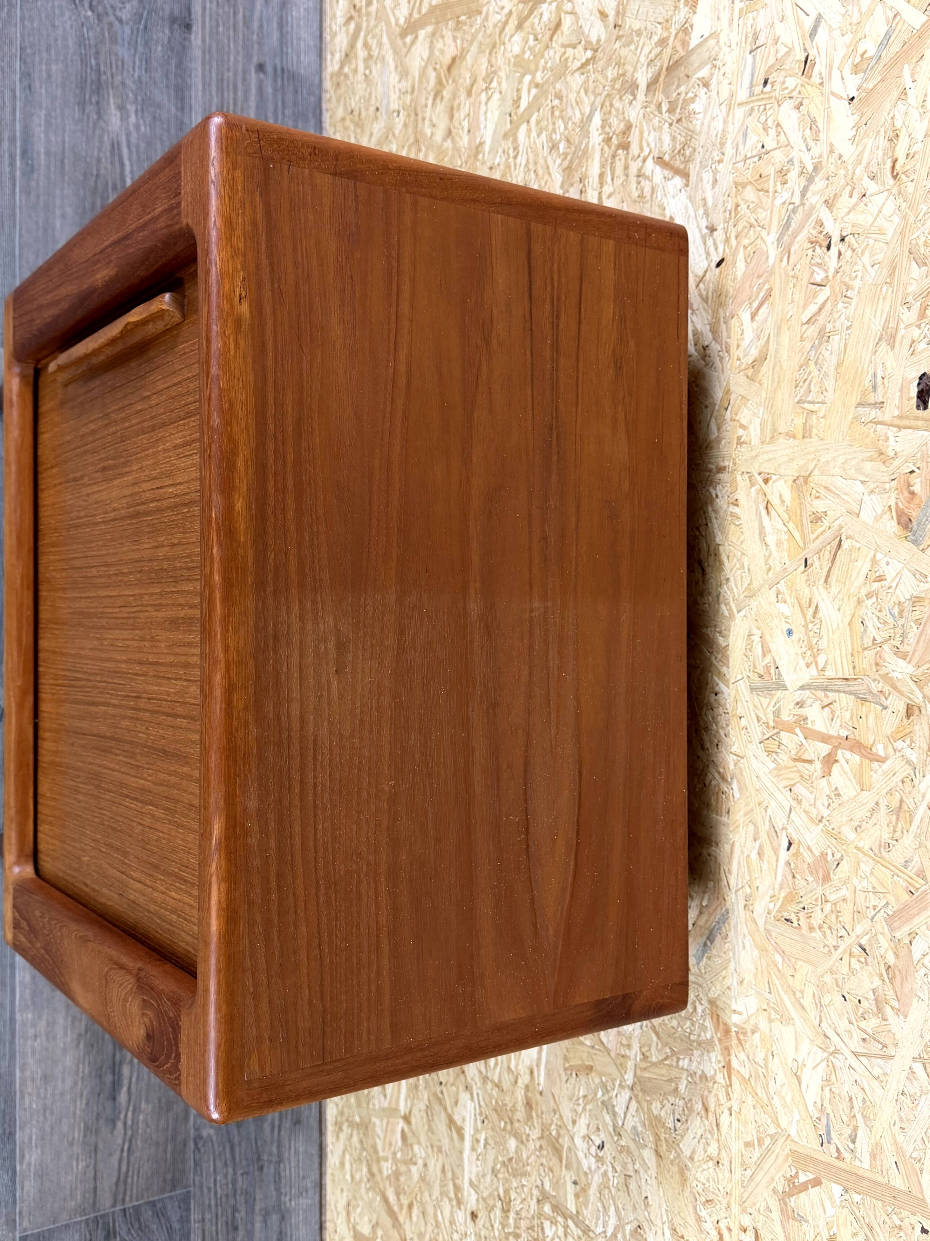 1960s 1970s Teak Sideboard Credenza Cabinet Danish Modern Design Denmark