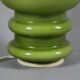 Vintage 1970s Green Cased-Glass Mushroom Lamp From Sweden.