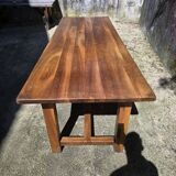 Grande table de ferme en noyer