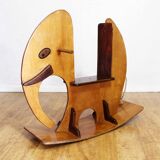 Wooden rocking elephant 1970