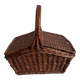 Panier osier type pique-nique