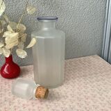 Bormioli Italy carafe with vintage facets