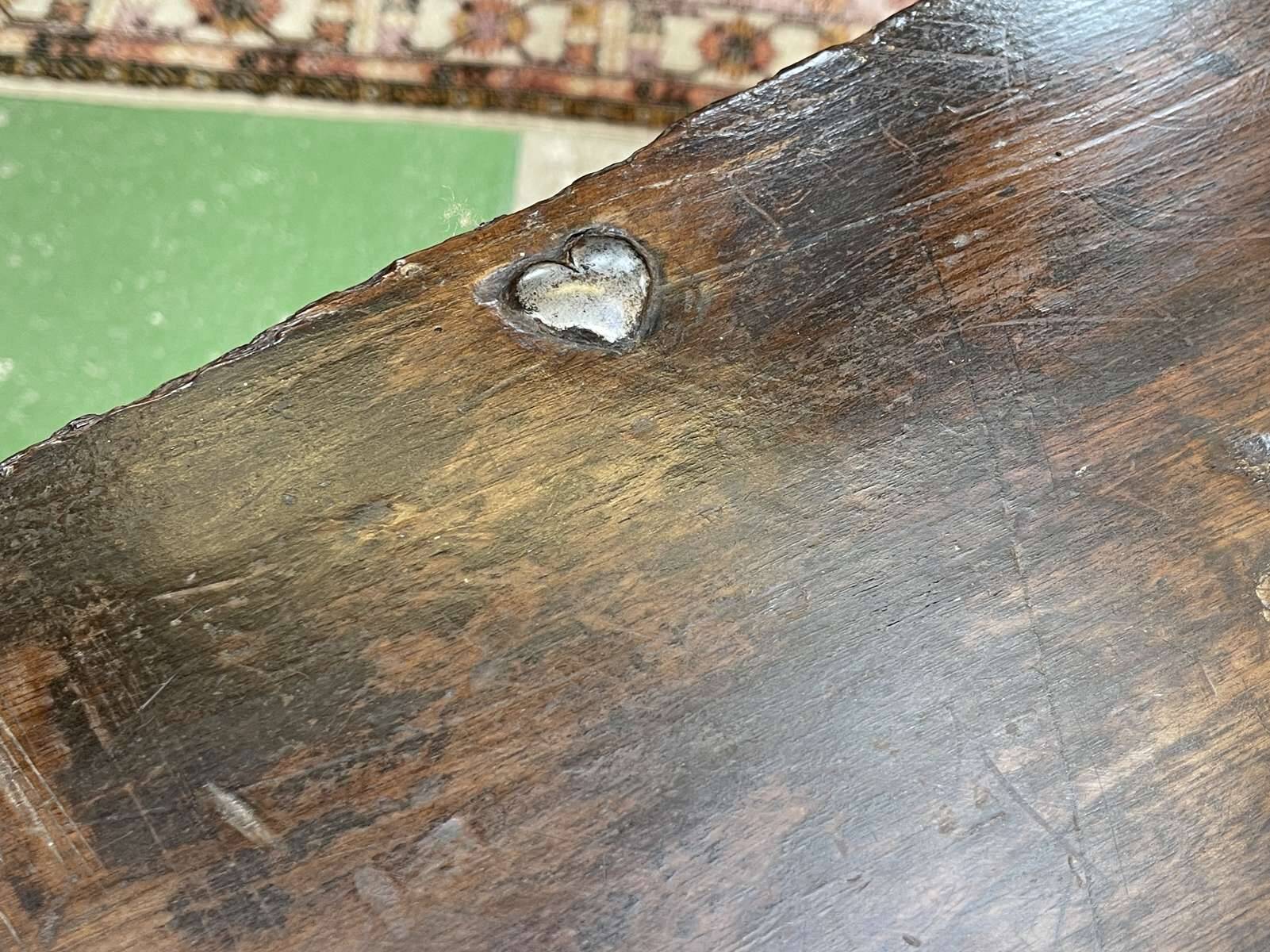 18th century walnut wedding chest