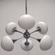 Space Age Sputnik chandelier with 6 lights, 50s-60s