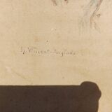 2 Pencil drawings by: H. Vincent Anglade