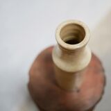 Vintage beige sandstone vase