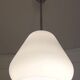 Italian opaline white glass chandelier