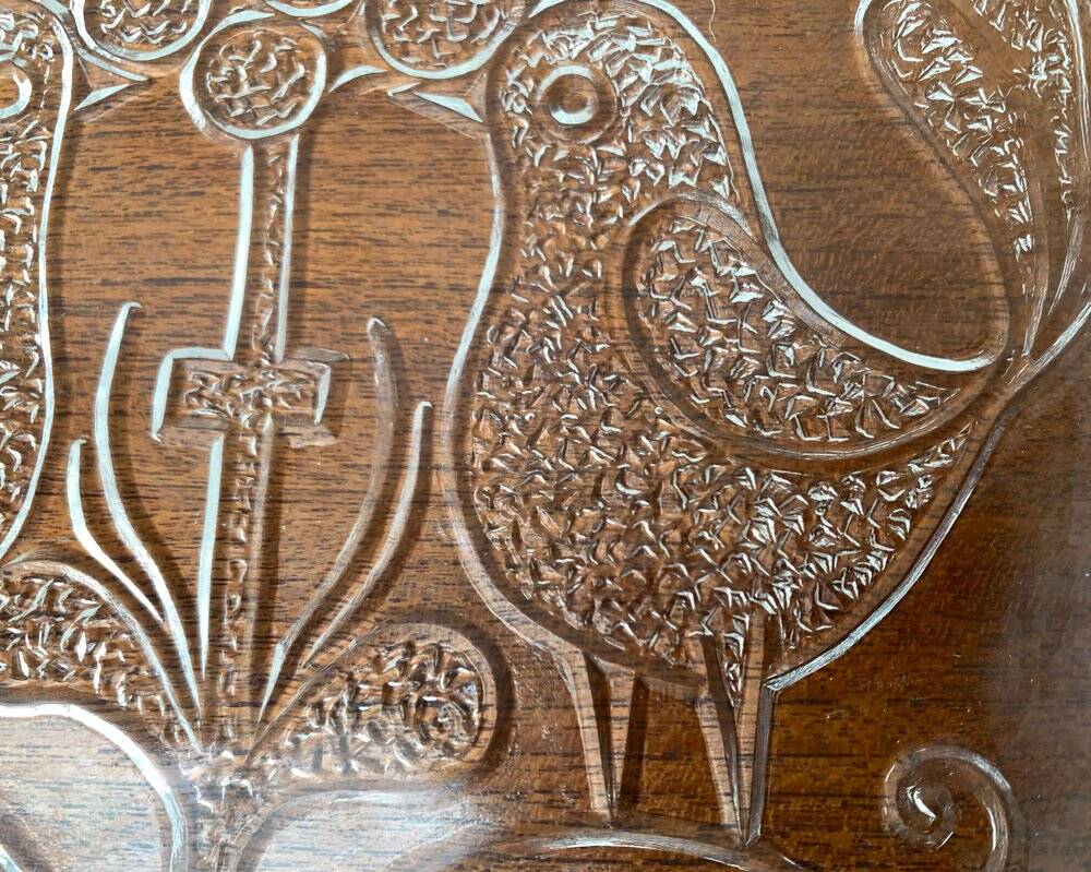 Vintage Swedish glass plates from the mid-century by Kosta Boda, 1960s, set of 6.