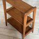 Étagère chêne design reconstruction vintage années 60