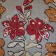 Tapis américain style hooké à motifs floraux, début XXe siècle