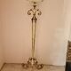 40s tripod floor lamp in wrought iron