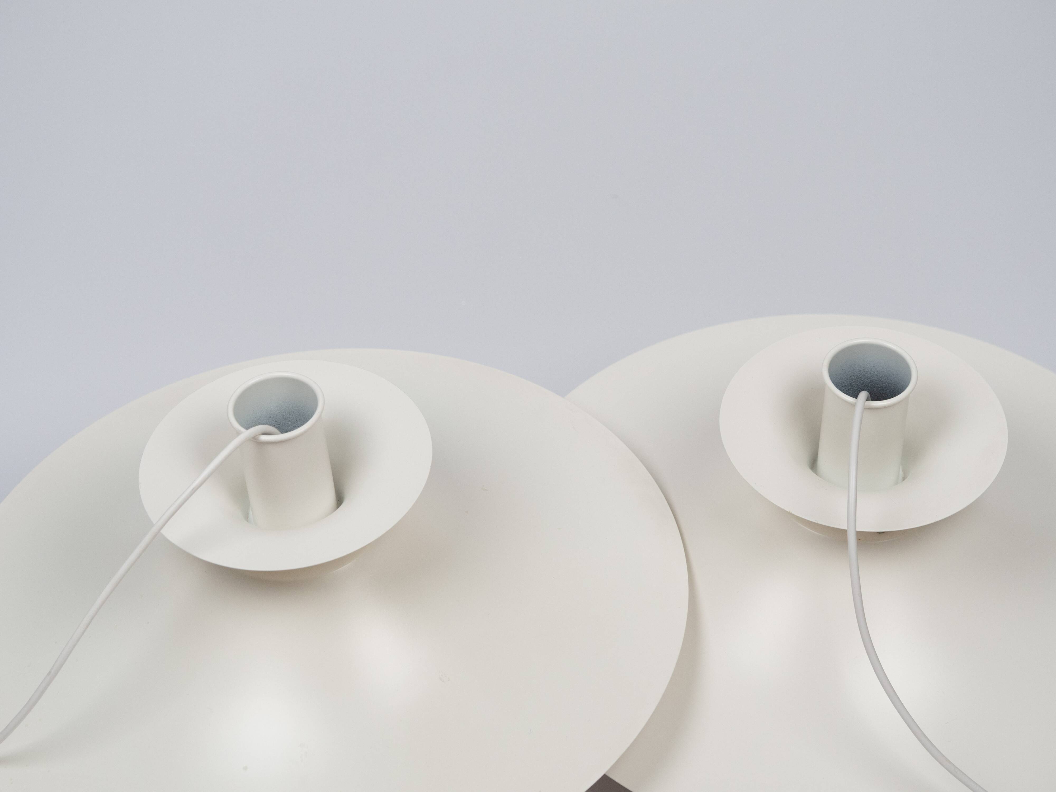 Pair of 2 vintage pendant lamps Desiree by  Lyfa, 1970s