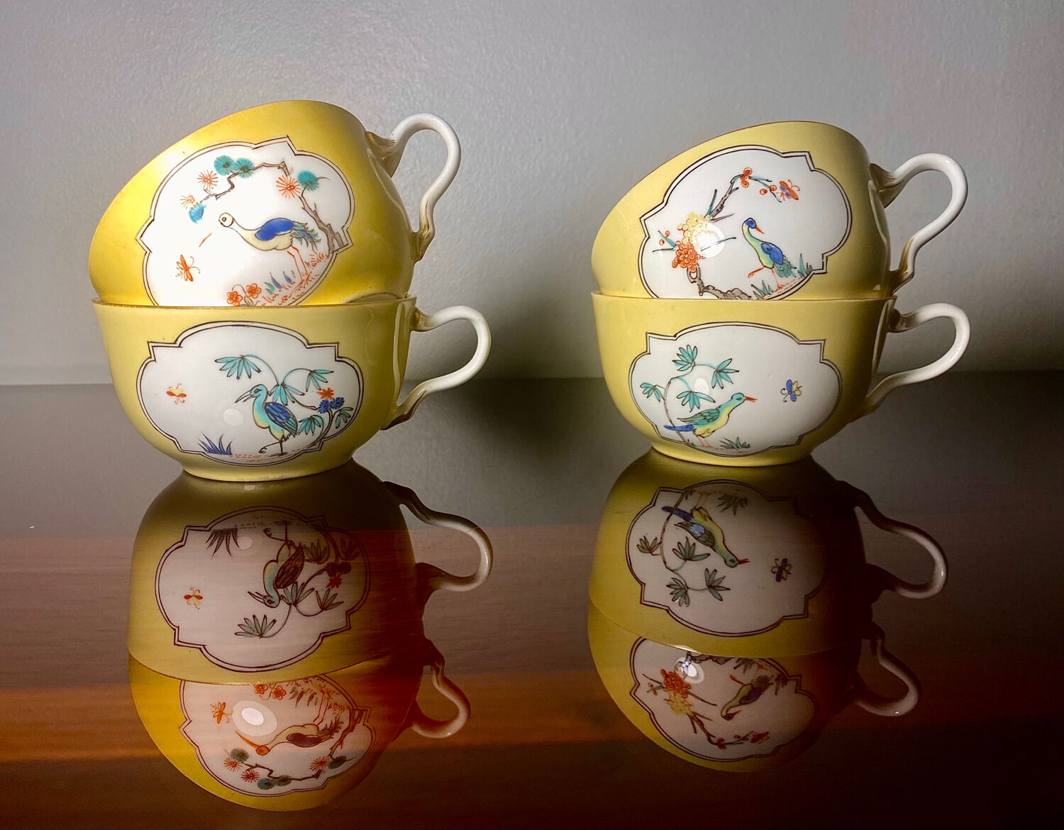 Samson porcelain cups 19eme