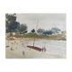 Table "estagnol beach" (var) jean-francois devaliere (1926-2021). biface
