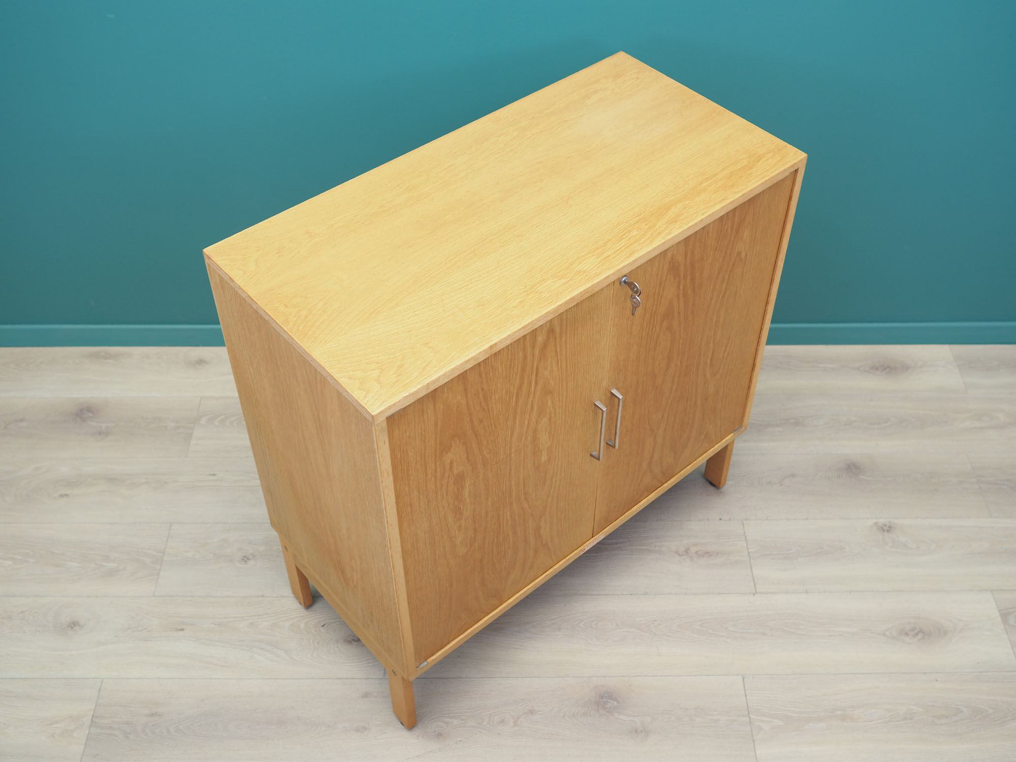 Oak cabinet, 1970s, Danish design, manufactured by BS Møbelfabrik