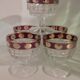 Set de 5 verres italiens