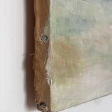 Old painting on canvas